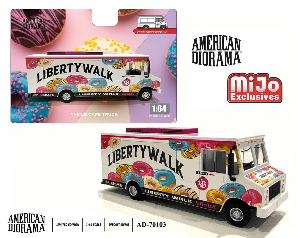 American Diorama 1:64 Food Truck Liberty Walk LB Cafe Truck