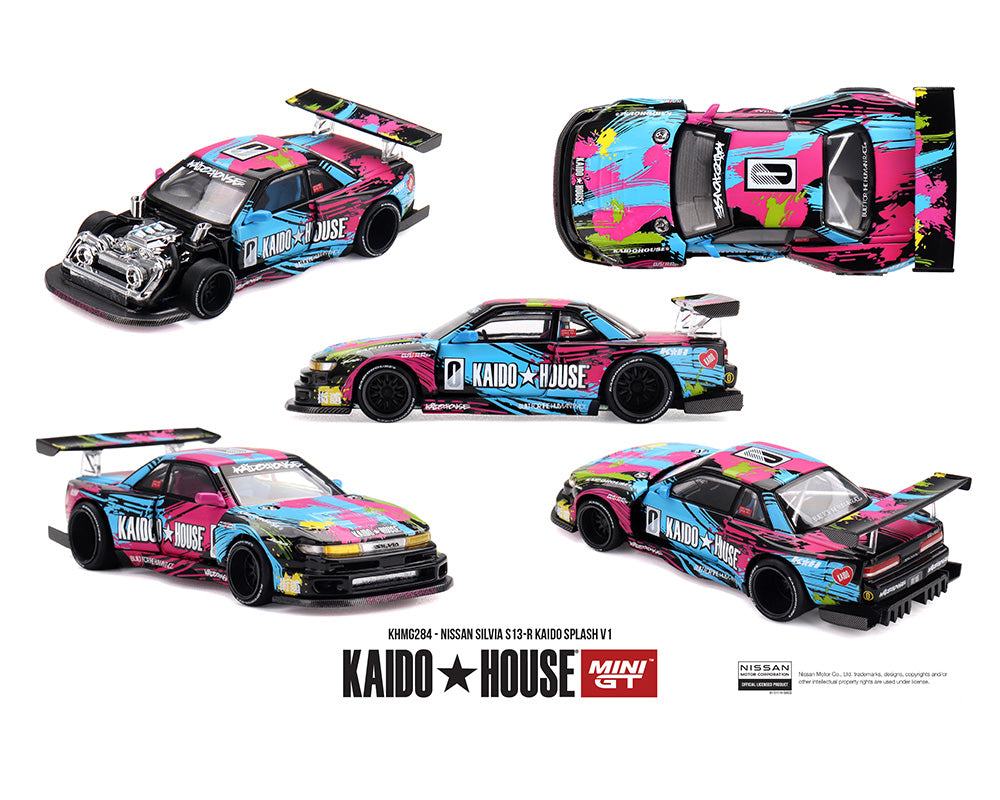 Kaido House x Mini GT 1:64 Nissan Silvia S13-R Kaido Splash V1