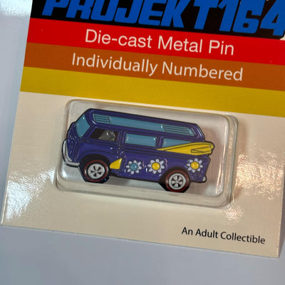 ENAMEL COLLECTORS PIN - BEACH BOMB BLUE