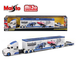 Maisto 1:64 Mijo Exclusives Mack Anthem & 1959 Chevrolet Impala SS – LOWRIDERS- Design Transporters Now Then & Forever Collectibles