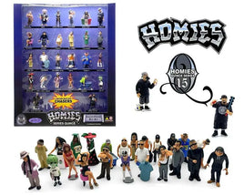Homies Figures 1.75″ Series 15 Quince Limited Edition 26 Pcs Set with Chase Figures – 2026 New Releases Now Then & Forever Collectibles