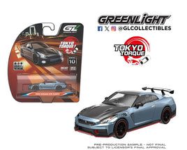 Greenlight Tokyo Torque Series 10 – 2024 Nissan GTR NISMO – Stealth Gray (KCE)
