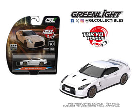 Greenlight Tokyo Torque Series 10 – 2007 Nissan GTR with Custom Wheels – Pearl White