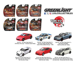 Greenlight 1:64 Tokyo Torque Series 10 – Assortment of 6 – Limited edition
