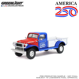 Greenlight Anniversary Collection Series 18 – America 250 Edition – 1946 Dodge Power Wagon Now Then & Forever Collectibles