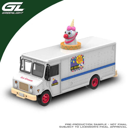 Greenlight Killer Klowns from Outer Space (1988) - Ice Cream Van (1:64 New Tooling) (Hobby Exclusive) Now Then & Forever Collectibles