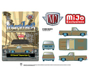 (Preorder) M2 Machines 1:64 1973 Chevrolet Cheyenne Super 10 Pickup Truck Lowriders Limited Edition – Gold – Mijo Exclusives