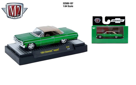 M2 Machines 32500 SERIES, RELEASE 107 Set of 6 Cars Now Then & Forever Collectibles