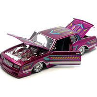 (Preorder) Maisto 1:24 1986 Chevrolet Monte Carlo Lowrider – Hot Pink – Lowriders Design – MiJo Exclusives