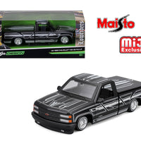 (Preorder) Maisto 1:24 1993 Chevrolet 454 SS Pickup Lowriders – Black – Design Lowriders – Mijo Exclusives