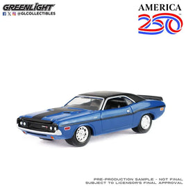 Greenlight Anniversary Collection Series 18 – America 250 Edition – 1970 Dodge Challenger Now Then & Forever Collectibles