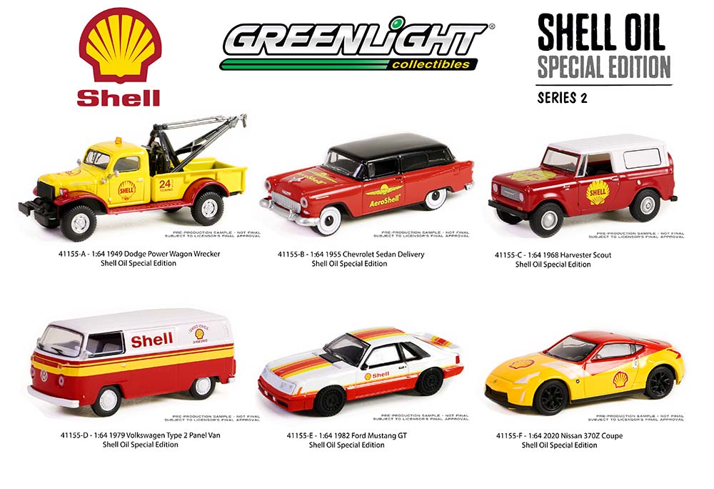 Shell Oil Special Edition Series 2 Assortment set of 6