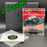 Hot Wheels Premium Card Acrylic Cases - 2 pack