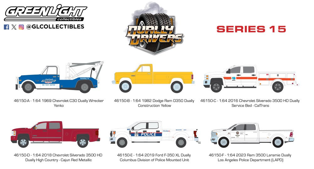 Dually Drivers Series 15 Set of 6