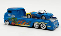 Acme 1:64 Rat Fink Hauler and Cobra Super Snake – SC64006/BLUE Now Then & Forever Collectibles