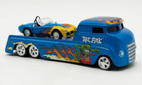 Acme 1:64 Rat Fink Hauler and Cobra Super Snake – SC64006/BLUE Now Then & Forever Collectibles