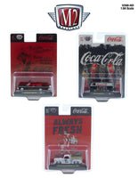 M2 Machines Coke Premium 52500 Series (52500-A65) - Set of 3 with chance of chase