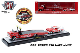 M2 Machines Auto Hauler (56000-S03)- 1958 Chevrolet Spartan LCF & 1956 Chevrolet Bel Air