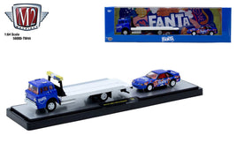 M2 Auto Hauler Coca-Cola Haulers (56000-TW44) - 1990 Ford C-8000 & 1990 Ford Mustang GT - Fanta