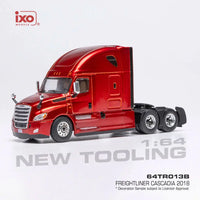 IXO MODELS 2018 Freightliner Cascadia 2 Truck  Bundle  RED  & White w/ Stripes