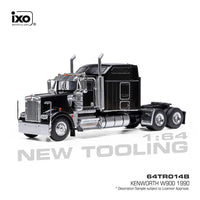 IXO MODELS 1990 Kenworth W900 - Black NEW CASTING Now Then & Forever Collectibles