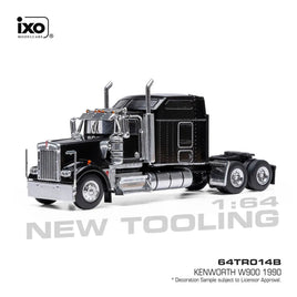 IXO MODELS 1990 Kenworth W900 - Black NEW CASTING Now Then & Forever Collectibles