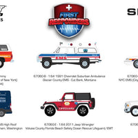 1:64 First Responders Series 2 - Set of 6