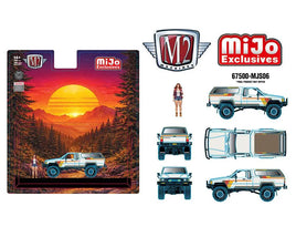 M2 Machines 1:64 Diorama Series 1985 Toyota Truck 4×4 with Camper Shell with Female Camper Figure – Mijo Exclusives