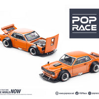 Preorder) Pop Race 1:64 SKYLINE GT-R V8 DRIFT (HAKOSUKA) PANDEM – ORANGE