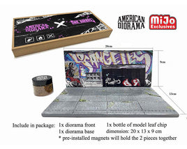 American Diorama 1:64 MiJo Exclusives LA Street Art Diorama Graffiti – Limited Edition