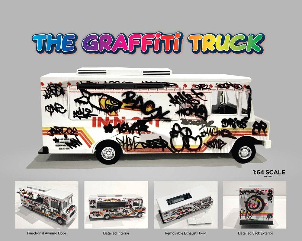 American Diorama 1:64 Food Truck Graffiti Style – Limited Edition