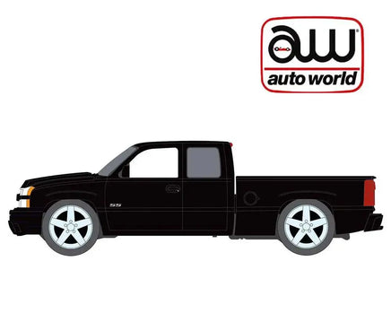 Auto World 1:64 2026 Premium Release 2B – 2003 Chevy Silverado SS – Black – Solid Pack Now Then & Forever Collectibles