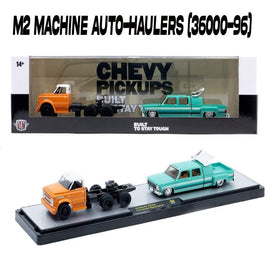 M2 Machine Auto-Haulers (36000-96) - 1970 Chevrolet C60 Truck & 1974 Chevrolet Cheyenne Super 30