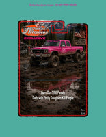 J1 Diecast Replicas  1:64 Diecast GMC Crew Cab 4x4 - Girls