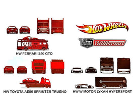Hot Wheels 1:64 Team Transport 2025 H Case Assortment Set of 3