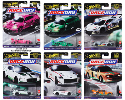 (Preorder) Hot Wheels 1:64 car Culture 2024 D Set of 5  “Race Day
