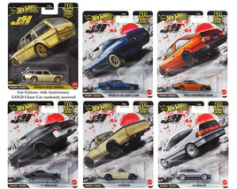 Hot Wheels 1:64 Car Culture 10th Anniversary 2026 P Case – Japan Historics 5  Set of 5