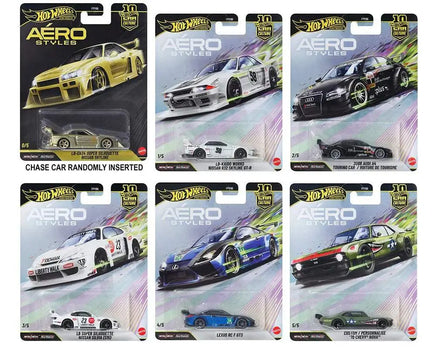 Hot Wheels 1:64 Car Culture 10th Anniversary 2026 U Case – Areo Style Sealed Case 10 cars Now Then & Forever Collectibles