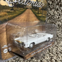 1976 Cadillac Eldorado Convertible – White with Bull Horns Hood Ornament (Hobby Exclusive)