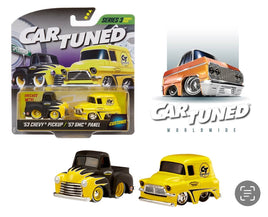 Car Tuned 1:64 2-Pack Series 3 – 1953 Chevrolet Pickup and 1957 GMC Panel Customs