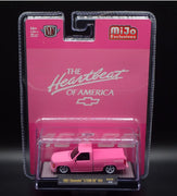 M2 Machines 1:64 1991 Chevrolet C1500 SS 454 Pickup Truck Limited Edition – Semi Gloss Pink – Mijo Exclusives