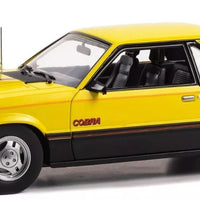 1979 FORD MUSTANG COBRA FASTBACK YELLOW 1:18 SCALE BY GREENLIGHT