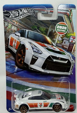 Hot Wheels New 7-11 Nissan GTR R35 Silver Series 2026 Edition Skyline Now Then & Forever Collectibles