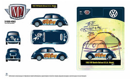 1953 VOLKSWAGEN BEETLE DELUXE SLUG BUG 1/64 DIECAST CAR M2 MACHINES 31500-HS63