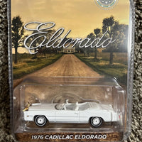 1976 Cadillac Eldorado Convertible – White with Bull Horns Hood Ornament (Hobby Exclusive)