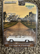 1976 Cadillac Eldorado Convertible – White with Bull Horns Hood Ornament (Hobby Exclusive)