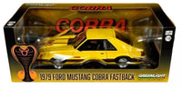 1979 FORD MUSTANG COBRA FASTBACK YELLOW 1:18 SCALE BY GREENLIGHT