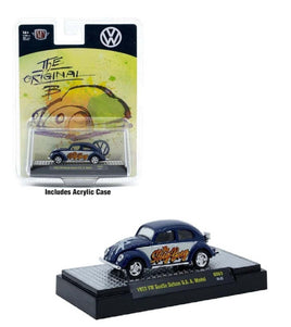1953 VOLKSWAGEN BEETLE DELUXE SLUG BUG 1/64 DIECAST CAR M2 MACHINES 31500-HS63