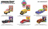Greenlight 1:64 Garbage Pail Kids Series 9 - 40th Anniversary Set of 6 Now Then & Forever Collectibles