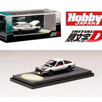 Hobby Japan 1:64 Toyota Sprinter Trueno GT APEX (AE86) INITIAL D Engine Mounted Model VS Wataru Akiyama